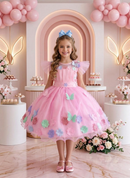 Vestido Marie Jardim Encantado Isis Luxinho