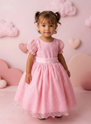 Vestido Marie Rosa Bebe Bolinhas