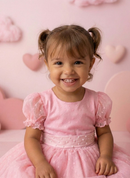 Vestido Marie Rosa Bebe Bolinhas