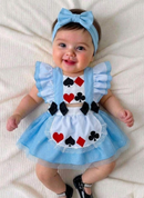 Romper/Vestido Princesa Belli Alice no Pais das Maravilhas