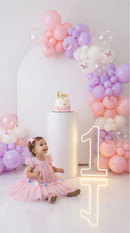 Vestido Vila Lele Jardim das Borboletas Baby Liz Rosa Bebe