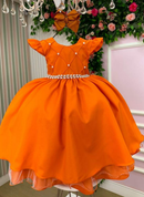 Vestido Ysa Kids Francine Terracota