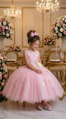 Vestido Juvenil Vila Lele Regata Flores Rosa Bebe