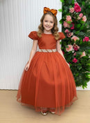 Vestido Marie Longo Heloisa Terracota