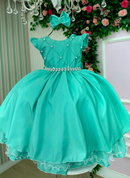Vestido Ysa Kids Francine Verde Menta