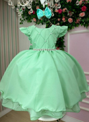 Vestido Ysa Kids Francine Verde Oliva