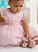 Vestido Menina Bonita Bebe Ana Liz Rosa