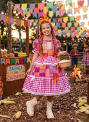 Vestido Junino Mimadine Luxo Pamela