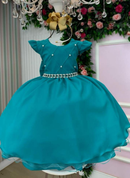 Vestido Ysa Kids Francine Verde Jade