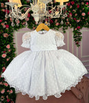 Vestido Marie Branco Bolinhas