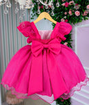 Vestido Princesa Belli Tematico Barbie Pink Babado