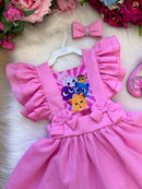 Romper/Vestido Princesa Belli Bolofofos - Bolo Fofos Rosa