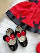 Romper/Vestido Princesa Belli Minnie/Minie Vermelho