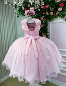 Vestido Juvenil Vila Lele Regata Flores Rosa Bebe