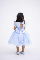 Vestido Marie Jardim Encantado Isis Luxinho Azul