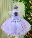 Vestido Marie Jardim Encantado Isis Luxinho Lilas