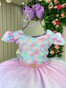 Vestido Infantil Bella Child Sereia