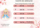 Saiote Saia de Armação Infantil Daminha C/armação Anágua Vestidos Festa Luxo
