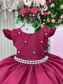 Vestido Ysa Kids Francine Marsala