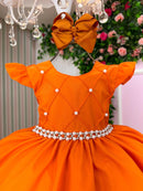 Vestido Ysa Kids Francine Terracota