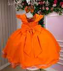 Vestido Ysa Kids Francine Terracota
