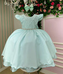 Vestido Ysa Kids Francine Verde Claro