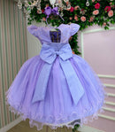 Vestido Marie Jardim Encantado Mel Lilás