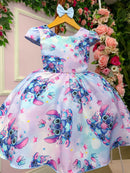 Vestido Tematicos Kids Stitch Lilas