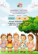 Romper/Vestido Princesa Belli Branca de Neve