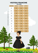 Vestido Ysa Kids Francine Marsala