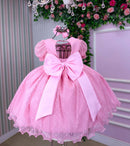 Vestido Marie Rosa Bebe Bolinhas