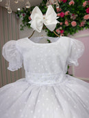 Vestido Marie Branco Bolinhas
