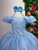 Vestido Marie Longo Heloisa Azul Bebe