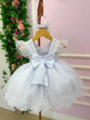 Vestido Menina Bonita Bebe Ana Carolina Branco