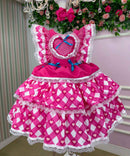 Vestido Bella Child Junino Quermesse do Coração