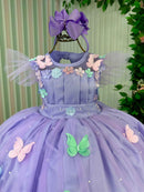 Vestido Marie Jardim Encantado Isis Luxinho