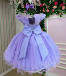 Vestido Marie Jardim Encantado Mel Lilás