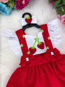 Romper/Vestido Princesa Belli Moranguinho
